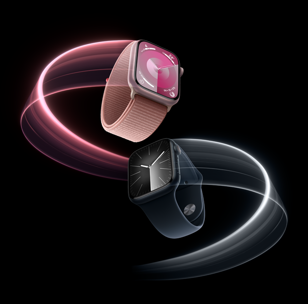 ساعة Apple Watch Series 9‏ تدور بشكل دراماتيكي.