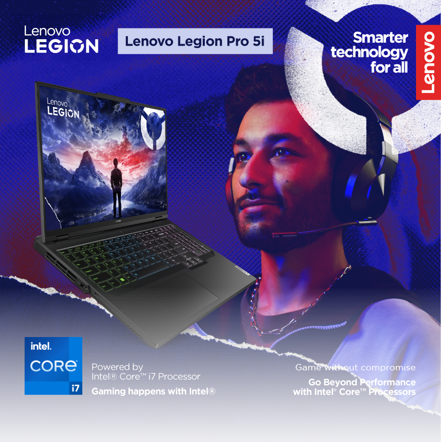Lenovo Legion Pro 5i, powered by Intel Core i7 Processor